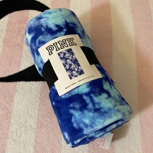 Victoria's Secret Pink Blue Tie Dye Beach Towel *NWT - Picture 1 of 4