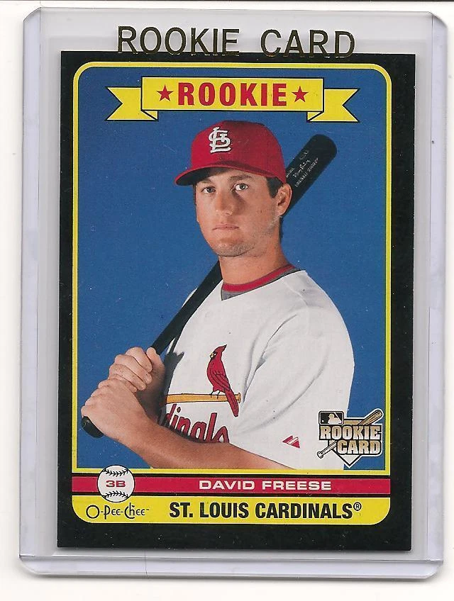David Freese 2009 09 O Pee Chee RARO NEGRO Novato #579 Foto 1 de 1