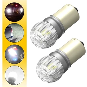 CANBUS 1156 LED Turn Signal Light Bulbs US Stock 6000K White Anti Hyper Flash - Picture 1 of 20