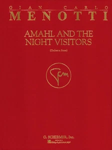 Gian Carlo Menotti Amahl and the Night Visitors Opera Full Score Sheet Music - Picture 1 of 1