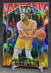 2020-21 Panini Select - Concourse Anthony Davis #45 Red White Orange Flash Prizm - Bild 1 von 2