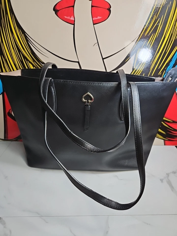 Kate Spade Adel Black Tote Large Shoulderbag 17.5x10.5x5" - Image 1 of 4
