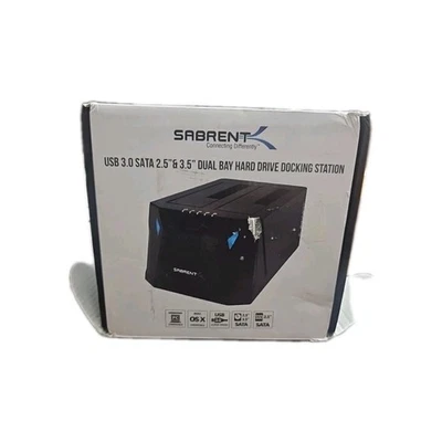 Sabrent EC-HD2B USB 3.0 to SATA 2.5 or 3.5"' Dual Bay Hard Drive Docking Station - Image 1 of 4
