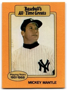 1987 Hygrade Baseball's All-Time Greats Mickey Mantle - Picture 1 of 2