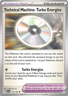 Technical Machine Turbo Energize 179/182 SV04 Paradox Rift Pokemon 008505 - Image 1 of 2