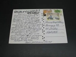 Zimbabwe 1990s postcard to sweden *6020 - Picture 1 of 2