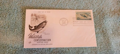 FIRST DAY OF ISSUE WILDLIFE CONSEVATION STAMPED ENVELOPE 1956 - Image 1 of 2