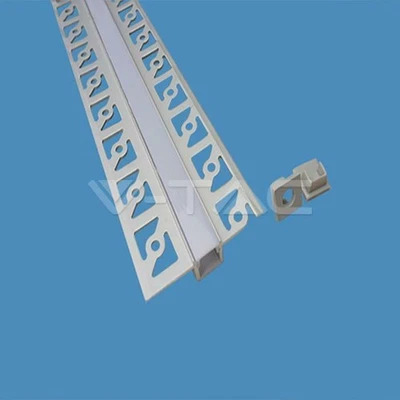 V-TAC 2 METRI PROFILO IN ALLUMINIO PER STRISCE LED DA INTERNO VT-8102  3360 - Immagine 1 di 2