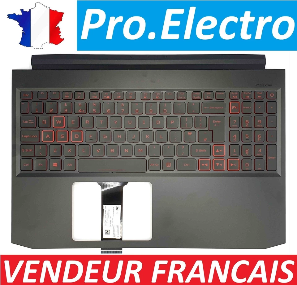 Originale: Topcase Tastiera Assemblato Palmrest Acer Nitro AN715-51 AN715-52 - Immagine 1 di 4