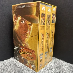 Indiana Jones Trilogy Box Set, VHS Video, Vintage, Digitally Mastered, Lucasfilm - Picture 1 of 3