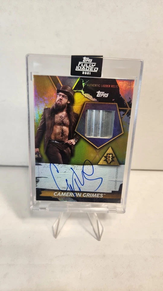 2021 Topps WWE Fully Loaded - Autographed Ladder Relics Cameron Grimes #L-CG... - Image 1 of 2