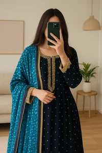 Party Wedding Wear Pakistani Salwar Kameez Indian Bollywood Anarkali Suit Dress - Picture 1 of 3