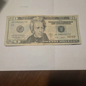 20 Dollar bill Birthday Bill  serial number 19660227 - Picture 1 of 5