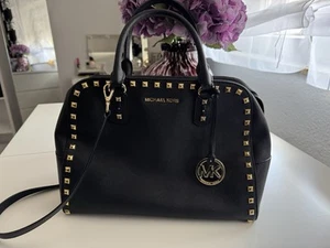 Michael Kors Sandrine large stud Nieten schwarz Gold - Bild 1 von 10