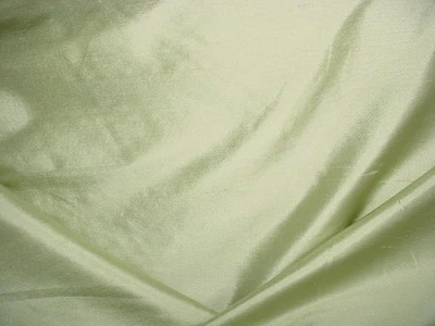 12-1/8Y Lee Jofa Apple Shayla Silk Apple Green Drapery Upholstery Fabric - Image 1 of 4
