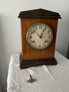 Vintage New Haven Manteluhr + Schlüssel - Bild 1 von 17