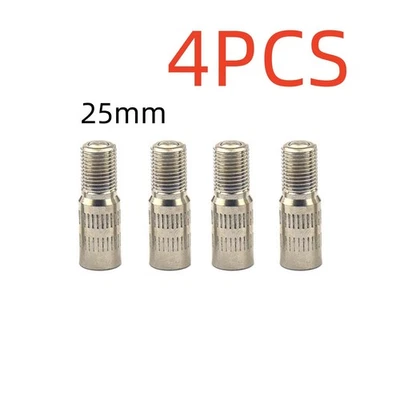 4x 25/39mm Metal Tire Wheel Valve Extension Extender Cap Stem For Car Truck Van - Image 1 of 4