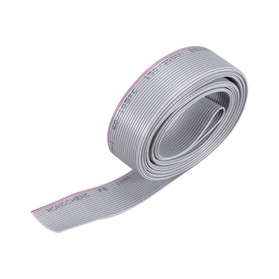 Cable Cinta Alambre Plano IDC 2m/6.6pies Largo 1.27mm Paso 16 Pines gris - Imagen 1 de 4