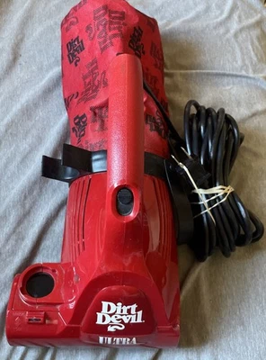 Dirt Devil by Royal Ultra Red Electric Hand Vac Tested. No side hose accessory. - Image 1 of 3