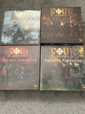 Four Horsemen Board Game + Norse Chinese & Egyptian Expansions by Win-Win Games - Image 1 of 4
