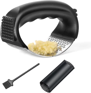 Spremi Aglio Rocker - Tritatutto Tritatutto in Acciaio Inox con Pelapatate - Foto 1 di 7
