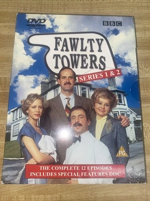 Fawlty Towers Complete DVD Box Set Series 1 2, Comedy, 3-Disc; Region 2 & 4 - Image 1 of 4