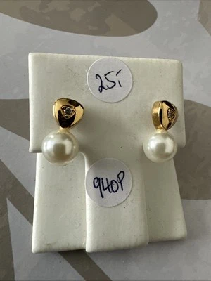 sehr edler Energetix Ohrstecker mit Perle und Magnet v. Energetix Magnetschmuck - Bild 1 von 4