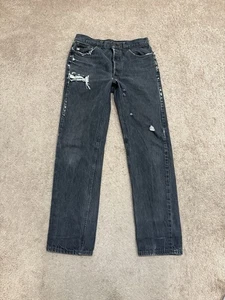 Jeans vintage 1992 Levi’s 501 XX Button-Fly negros de mezclilla 31x31 hechos en EE. UU. - Imagen 1 de 9