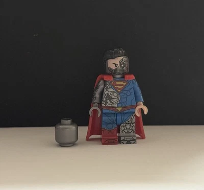 LEGO DC Cyborg Superman minifigura personalizada pad impresa Foto 1 de 4
