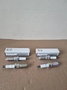 GENUINE MAZDA 3 6 CX-7 2.0 2.5 MZR SPARK PLUG SET OF 4 | LFJD-18-110 - Picture 1 of 4