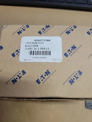 Número de pieza B&K # 10250T722BK 2 POS Mt SS XO XO perilla negra Foto 1 de 3