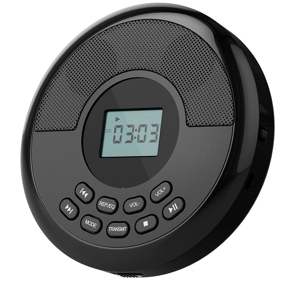 Portable Bluetooth CD Player Rechargeable Discman with Dual Speakers and3565 - Bild 1 von 1