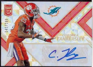 2017 Elite Rookie Autographs Red #8 Cordrea Tankersley RC 141/199 - Bild 1 von 1