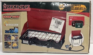 Camp Chef - Weekender - Estufa de mesa 2 quemadores 60.000 BTU con patas 13 x 26" - Imagen 1 de 20