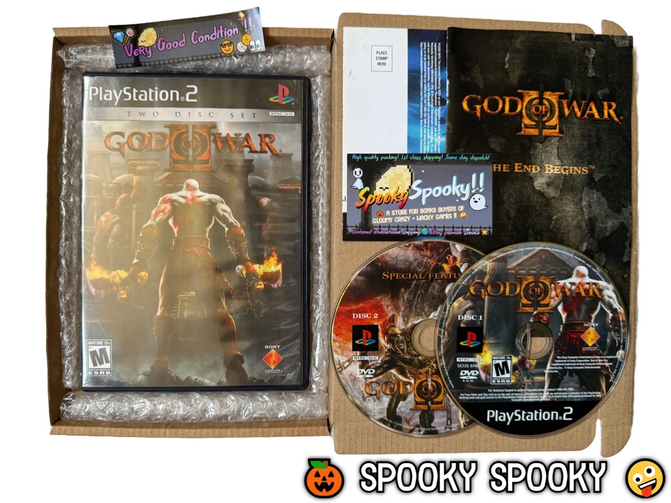 God of War II Limited Edition PS2 - NTSC-U/C USA VGC CIB with Reg - Tracked - Image 1 of 4