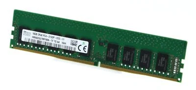 SK hynix 16GB 2Rx8 PC4-2133P-E DDR4 U-DIMM ECC - HMA82GU7MFR8N-TF - Bild 1 von 4