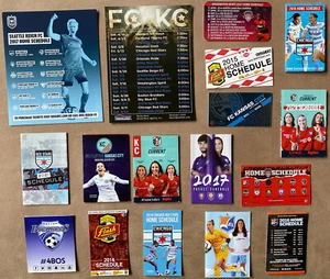 NWSL Set 17 Dif Zeitpläne DAMEN FUSSBALL Seattle Chicago Washington WNY SkyBlue - Bild 1 von 1