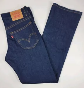 Vintage Levi’s 517 Boot Cut Blue Jeans Men 34 x 34 Dark Wash Western Cowboy NWOT - Picture 1 of 15