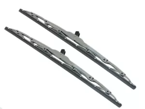 2 Silberne 45cm. Wischerblätter für Ford Taunus Scheibenwischer - Picture 1 of 3