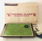 Vintage Cornwell Thermo Glass Electric Food Warmer Tray MCM W/ Book