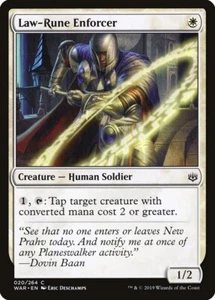 Law-Rune Enforcer (020) War of the Spark WAR MTG Magic - Imagen 1 de 1