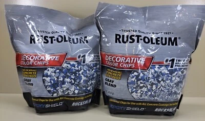 Лот из 2 ржавчины олеум декоративный цвет сколы серый смесь 1 фунт сумка 3013959 - Изображение 1 из 3