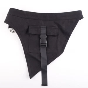 1x Women Casual Wide Chain Belt Corset Punk Steampunk Waist Bag Gothic Belt Bag - Picture 1 of 7