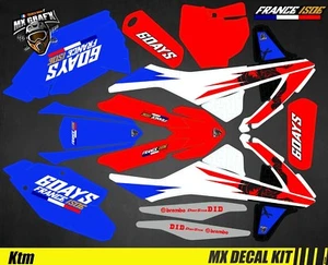 Kit Déco Moto pour / Mx Decal Kit for Ktm SX / SX-F - 6 Days France 2018 - Imagen 1 de 1