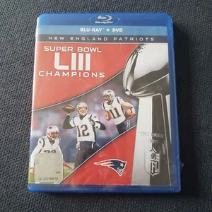 New England Patriots Super Bowl LIII Champions DVD/Blu-ray Combo 2019 NEW SEALED - Picture 1 of 6