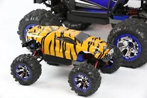 Custom Body Tiger Style for Traxxas 1/16 Summit Mini Truck Car Shell Cover 1:16 - Picture 1 of 11
