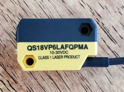 Miniature Diffuse Photoelectric Laser Sensor  Banner Engineering QS18VP6LAFQPMA - Image 1 of 4