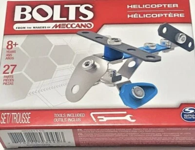 Bolts by Meccano Erector Model Sets - Helicopter - Spin Master Educational Kits - Image 1 of 2