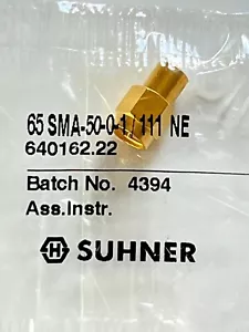 SUHNER GOLD PLATED SMA MALE TERMINATOR LOAD 1W 18GHZ (x1) FD6A13 - Bild 1 von 4