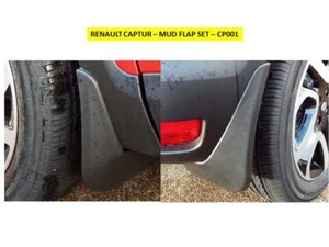 MUD FLAP SET AFTERMARKET SET SUITABLE FOR CAPTUR MK1 (2013 - 2019) - CP001 - Picture 1 of 6